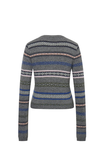 Alice Short Cardigan in Merino Wool Knit