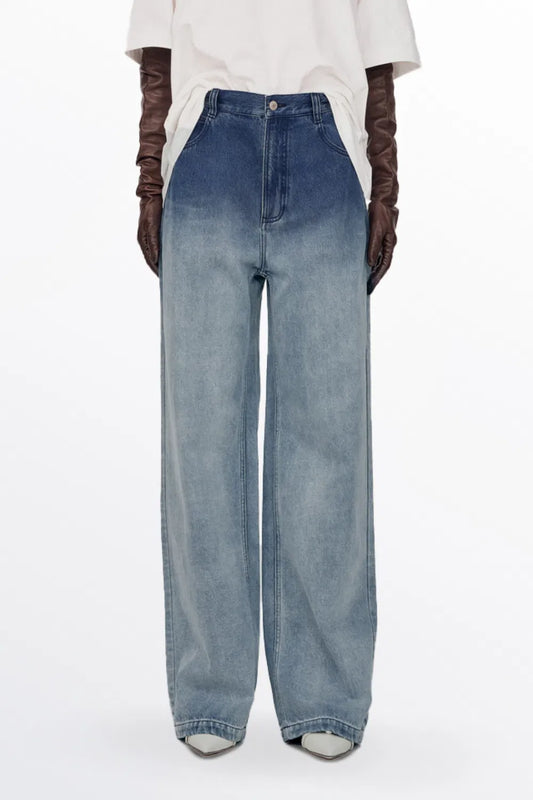 Andreas Gradient Wash Jeans in Cotton Denim