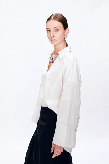 Cléon Loose Shirt in 40-Count Cotton