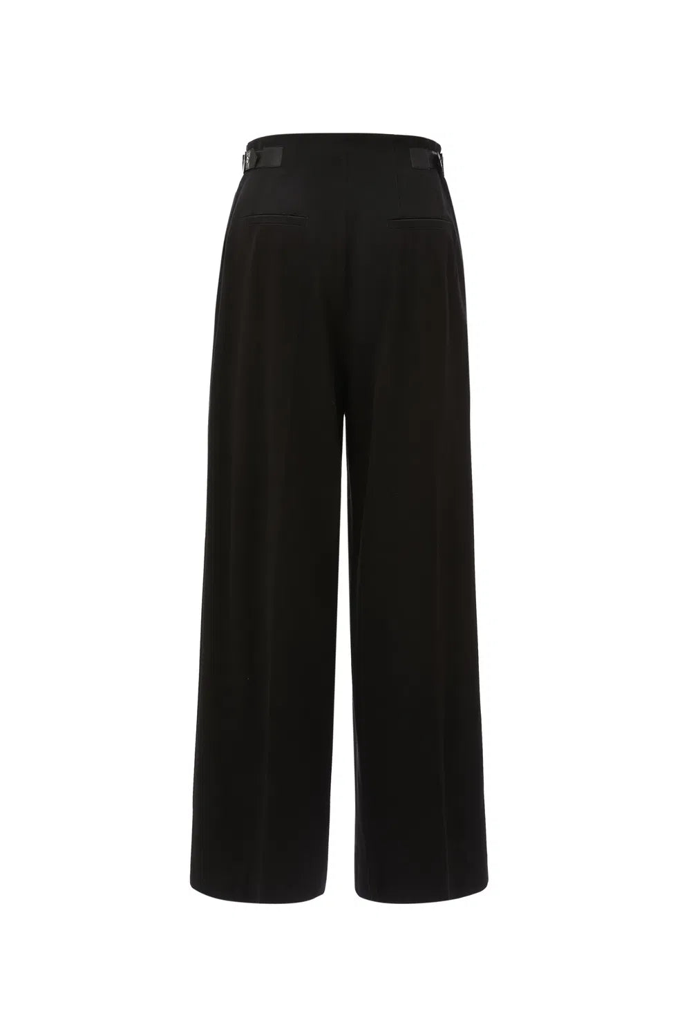 Lacapte Belted Pants in Vegan Leather