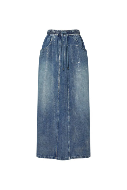 Dulsie Denim Skirt in Cotton