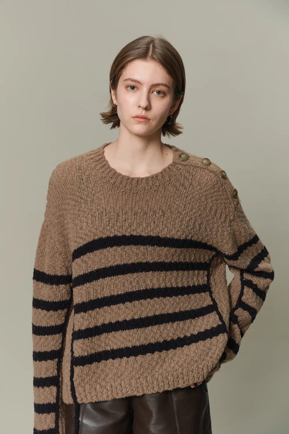 Kirsten Striped Pullover Sweater