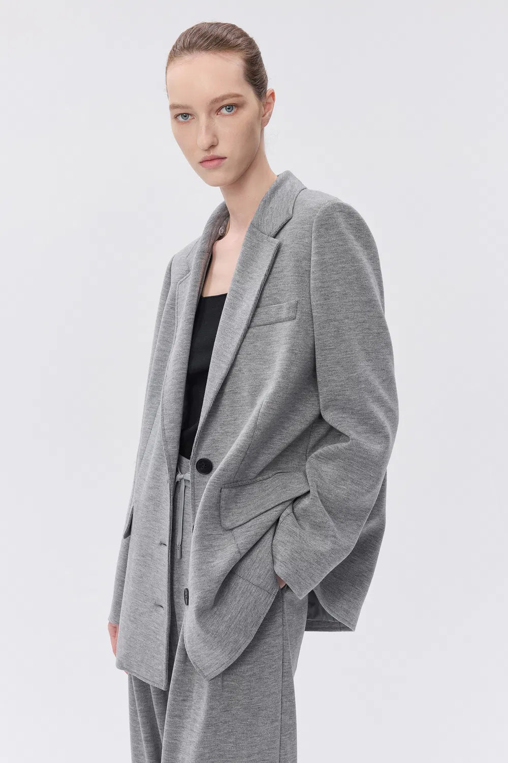 Daseasa Detachable Hoodie Blazer Jacket