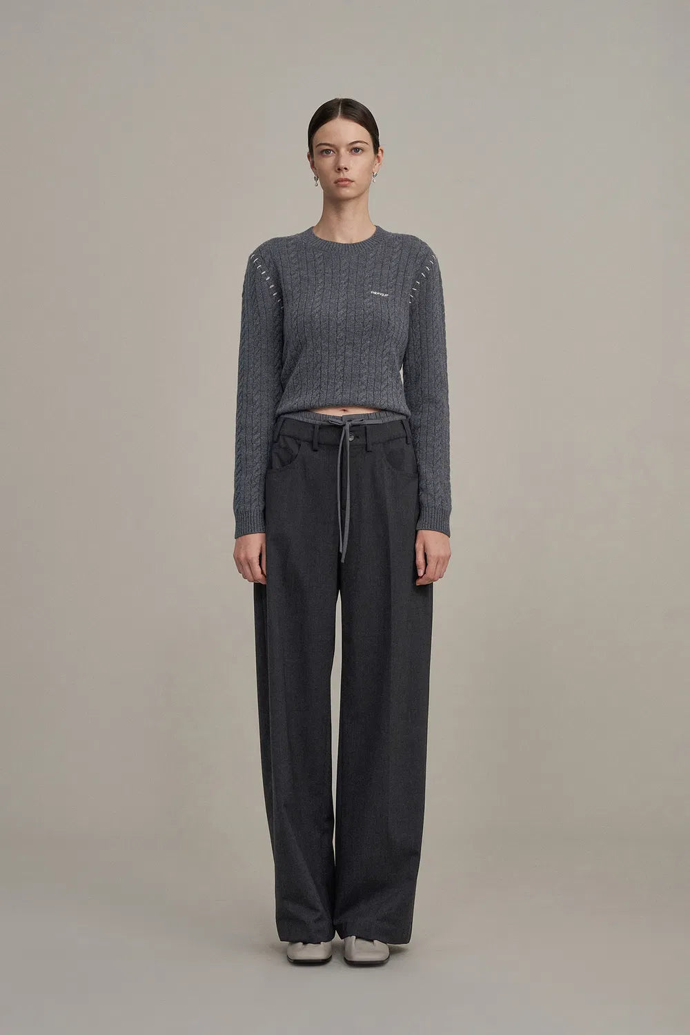 Elena Casual Trousers in Fine Wool