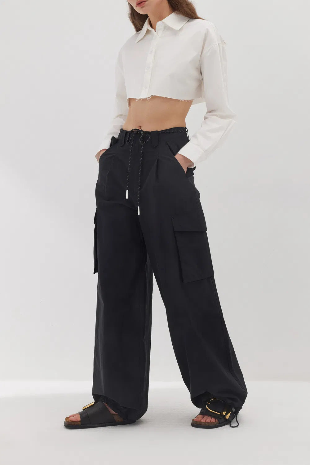 Heliotrope Cargo Pants in Cotton