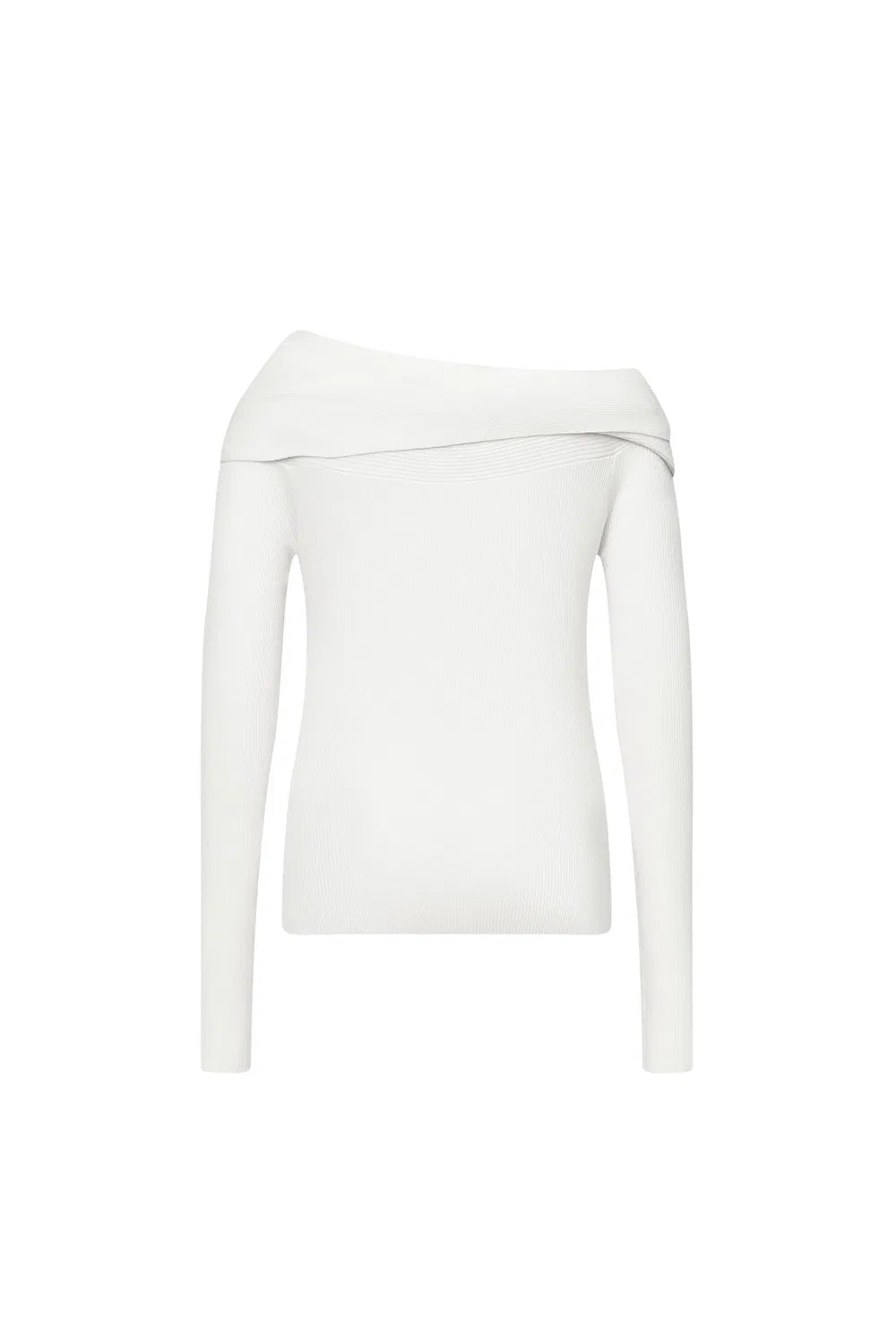 Venus Asymmetrical Sweater in Silk Wool Blend