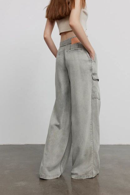 Miura Wide-leg Jeans in Tencel Denim