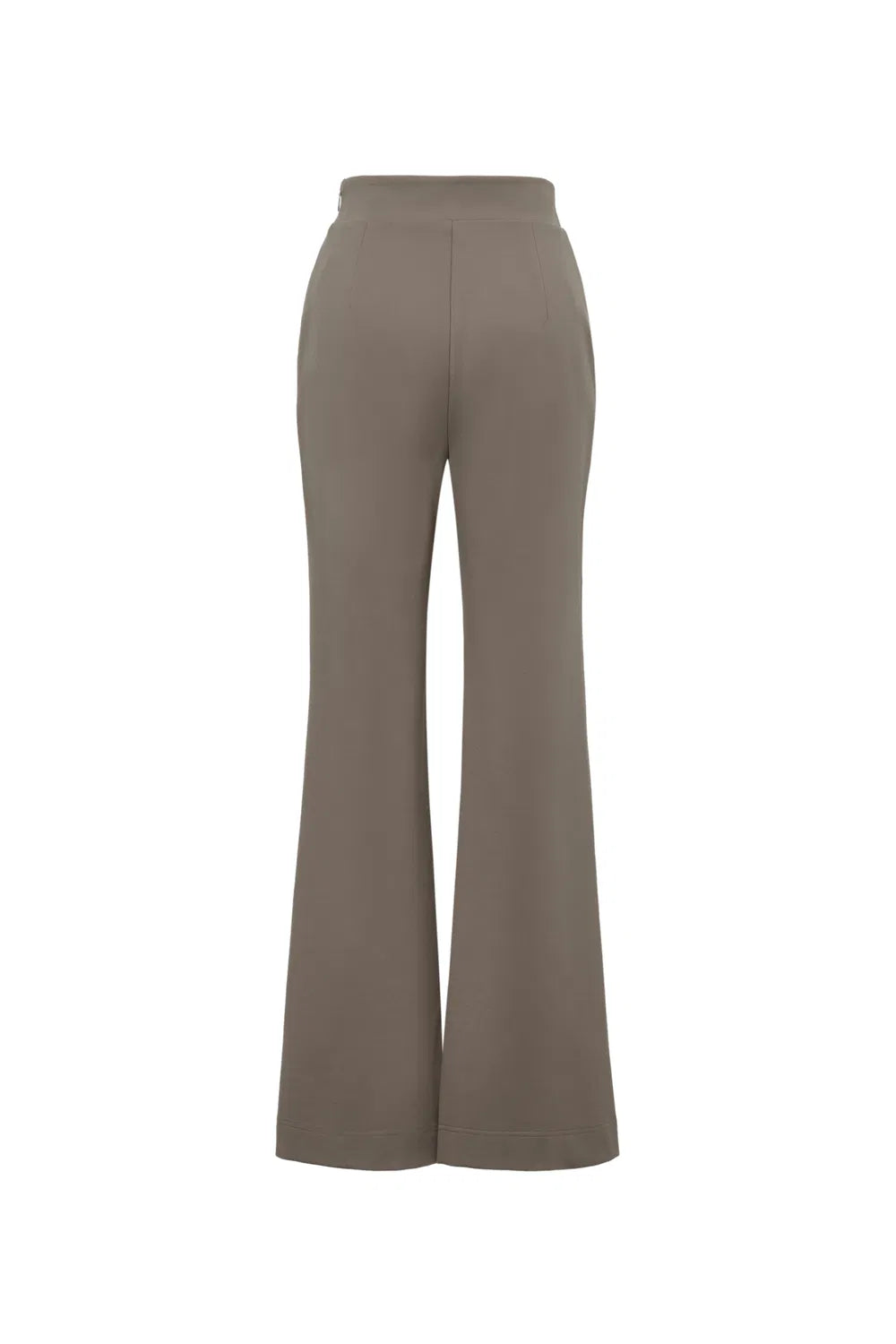 Heather High-Waisted Trousers in High-Stretch Knit