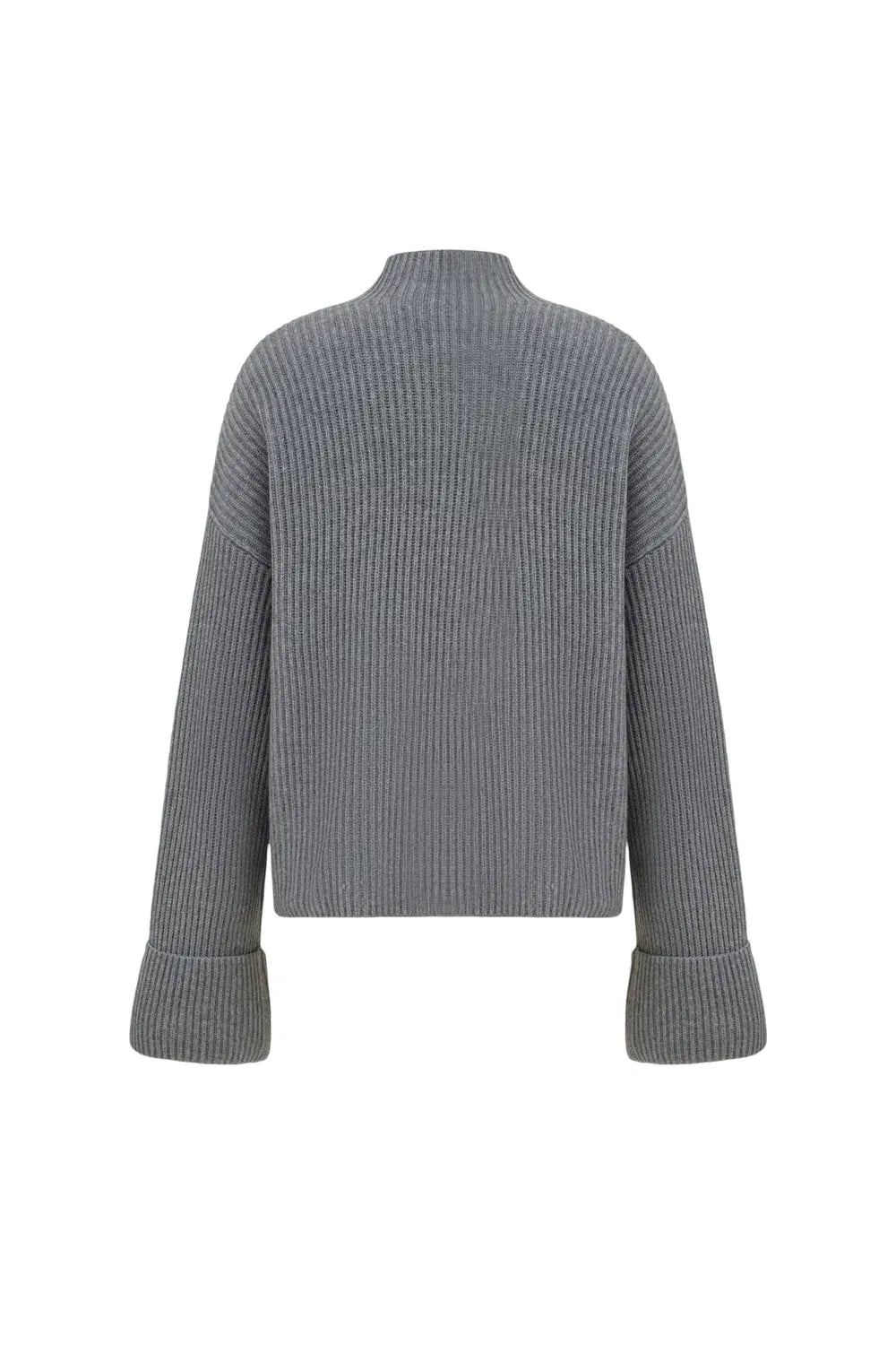 Victoria Mock Neck Sweater in Merino Cashmere Knit