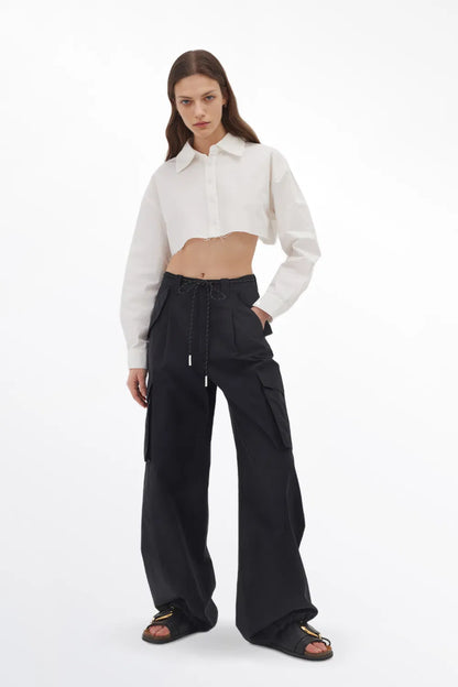 Heliotrope Cargo Pants in Cotton