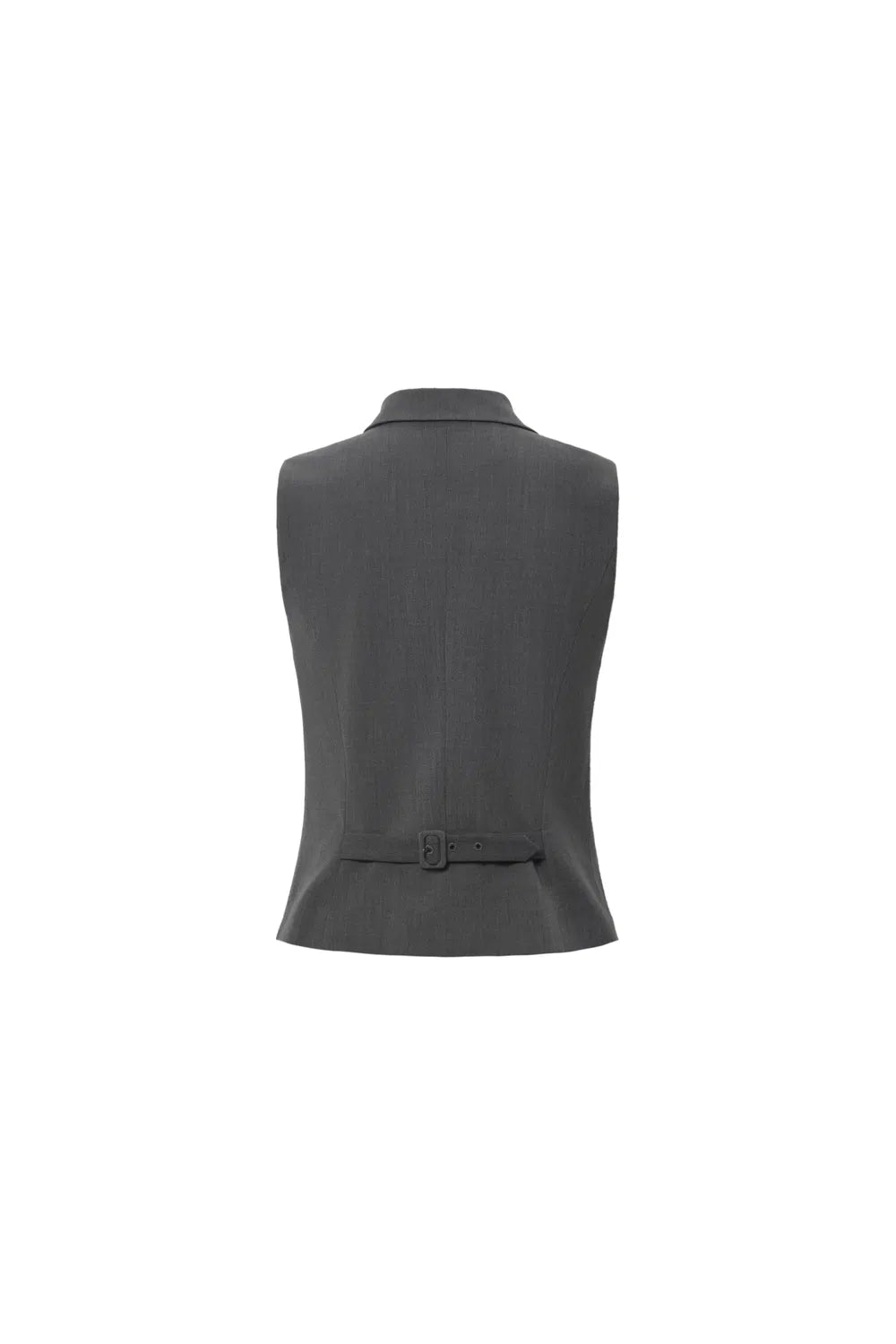 Vittoria Sleeveless Vest and Blazer Set in Wool Suiting