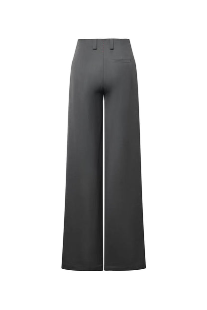 Brydie Straight-Leg Trousers in Sheep Wool