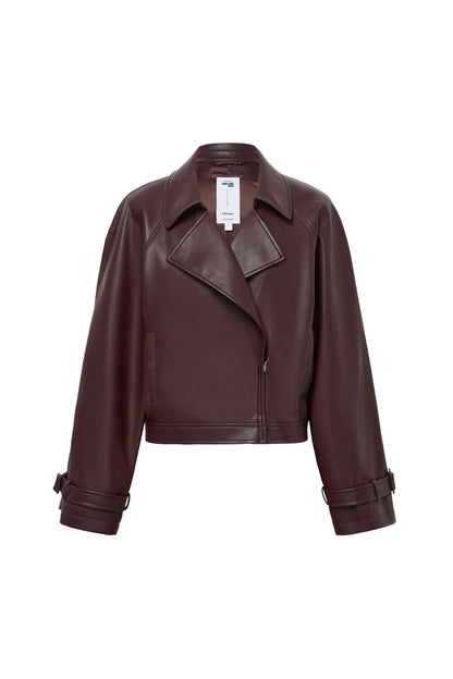 Fred Short Jacket in Eco Leather