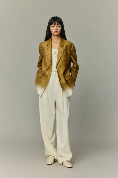 Ficus Blazer in Soft Velvet