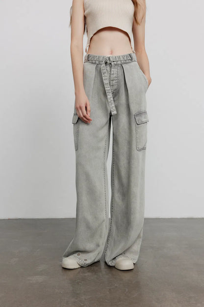 Miura Wide-leg Jeans in Tencel Denim