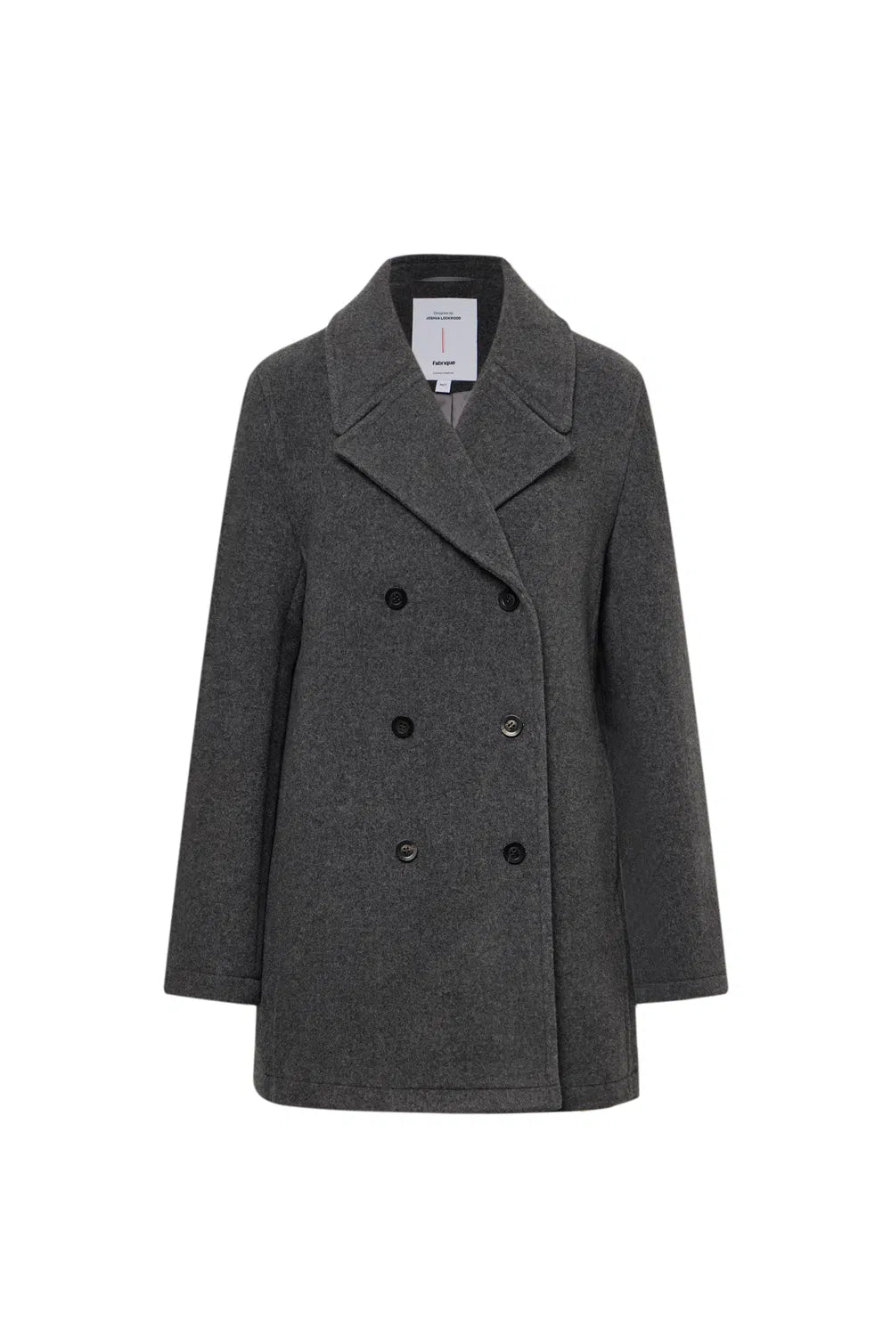 Beau Double-Breasted Coat in Single Face Wool