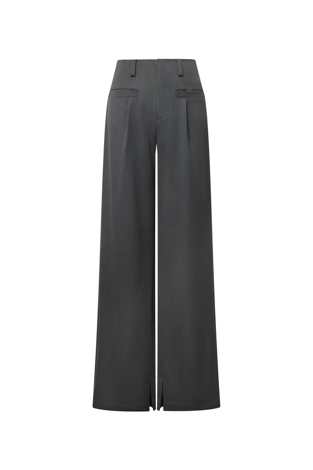 Brydie Straight-Leg Trousers in Sheep Wool