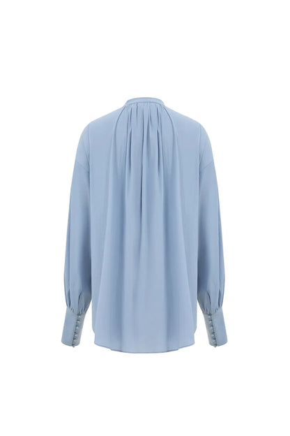 Lila Laidback French Shirt in Tencel-Cotton