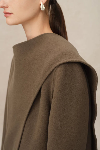 Zyma Oversized Coat in Merino Wool