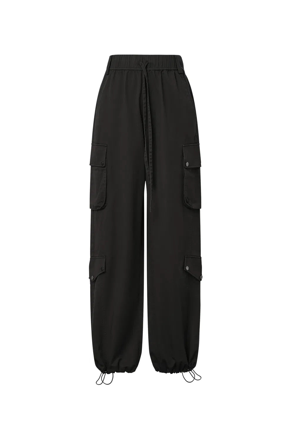 Elisabeth Utility Trousers in Washed Cotton Denim