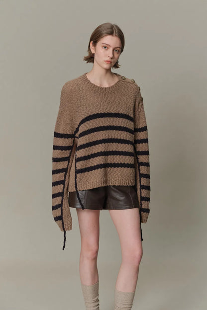 Kirsten Striped Pullover Sweater