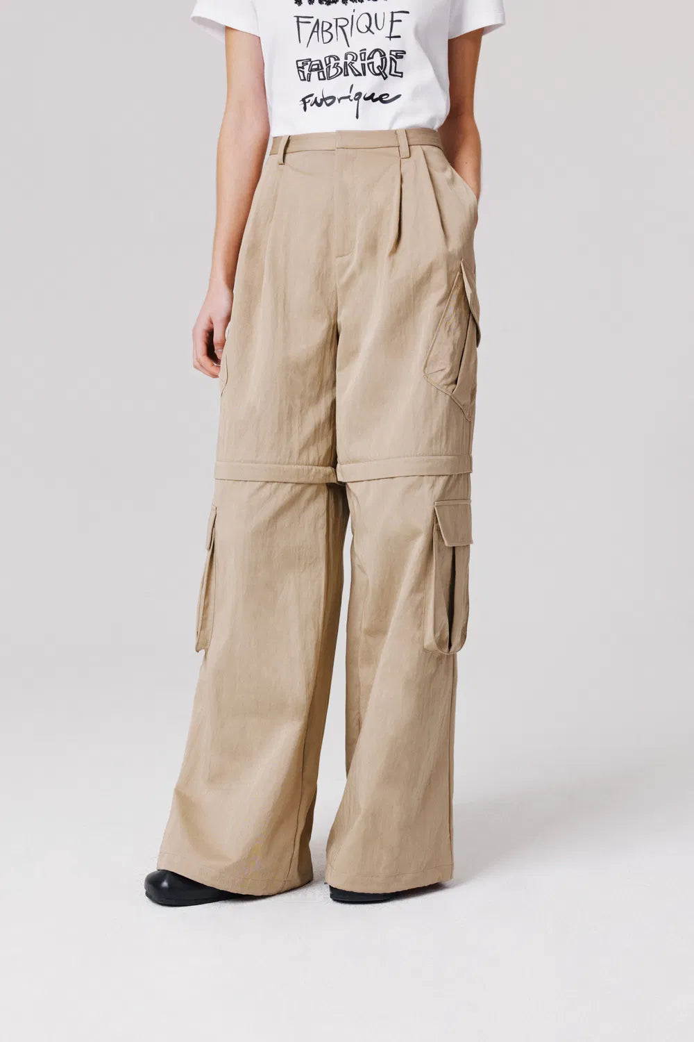 Daria Convertible Utility Pants in Cotton Blend