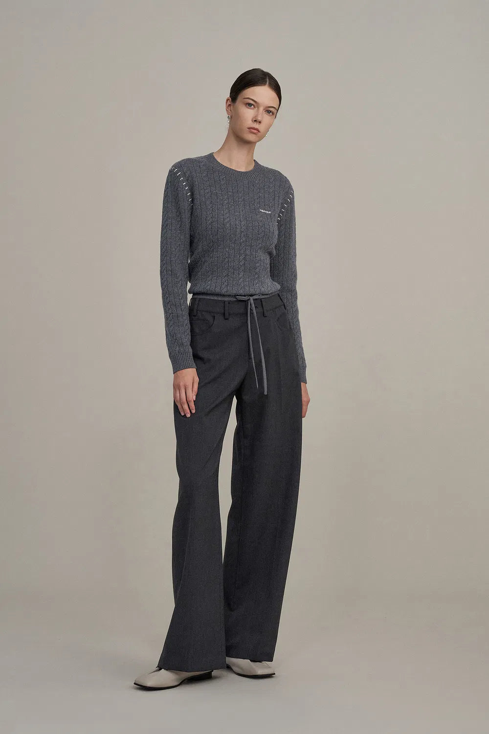 Elena Casual Trousers in Fine Wool