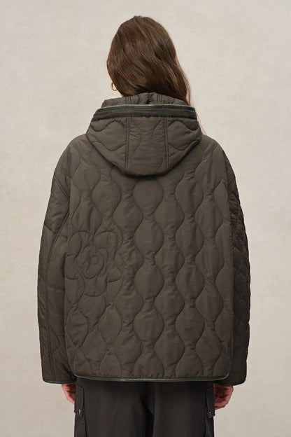 Michelle Water-Repellent Quilted Puffer Jacket in Lighweight High Density Fabric