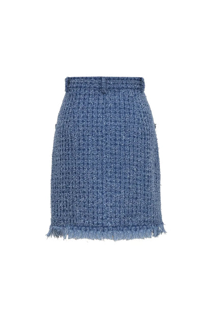 Denise A-Line Skirt in Cotton Denim