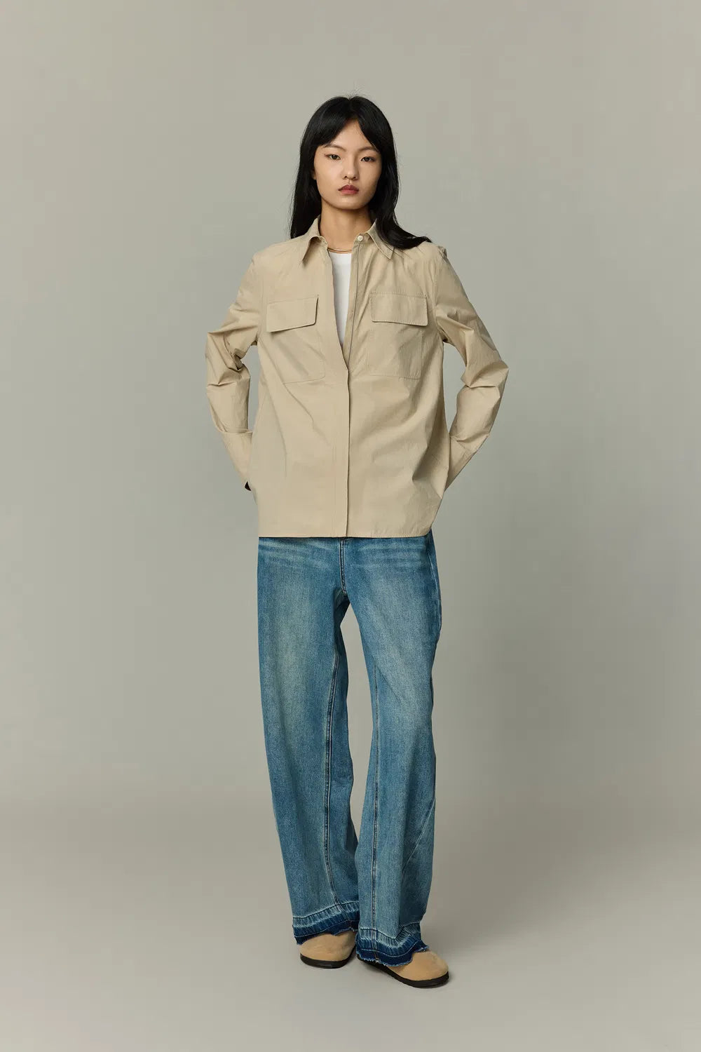 Adeline Shirt in Cotton Twill