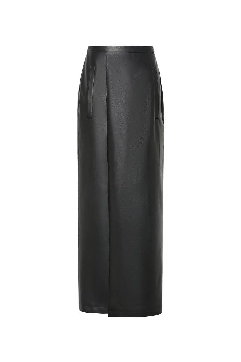 Wentworth Pencil Midi Skirt in Protein Leather