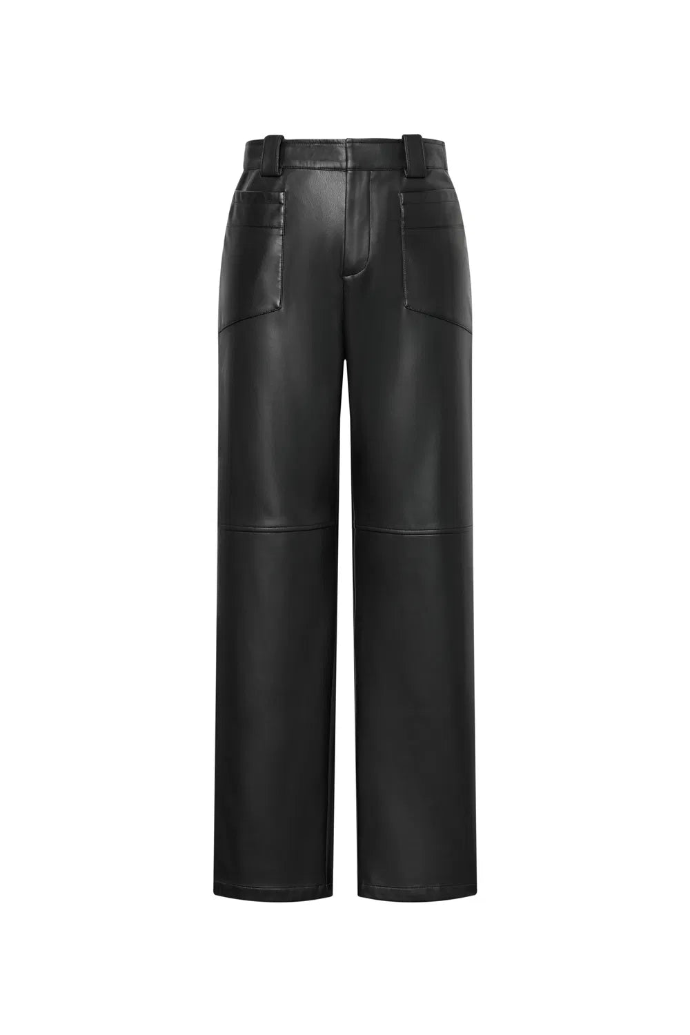 Aseana Cropped Pants in Vegan Leather