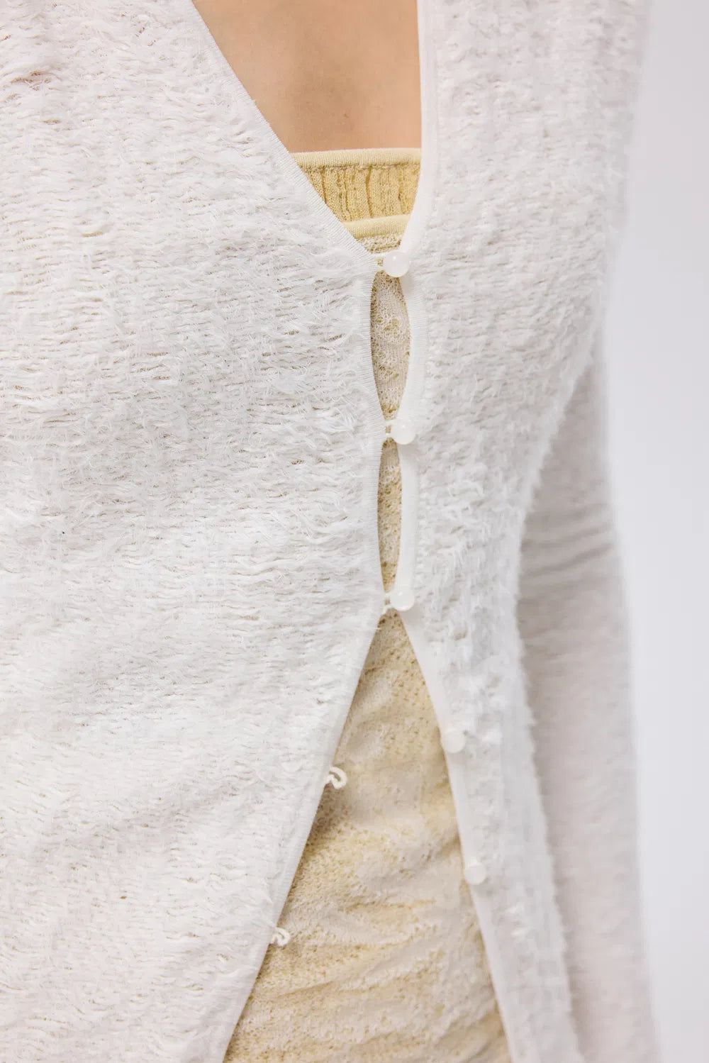 Dahlia Lightweight Cardigan in Viscose Blend Knit