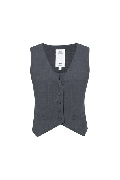 Axel Vest in Wool Blend