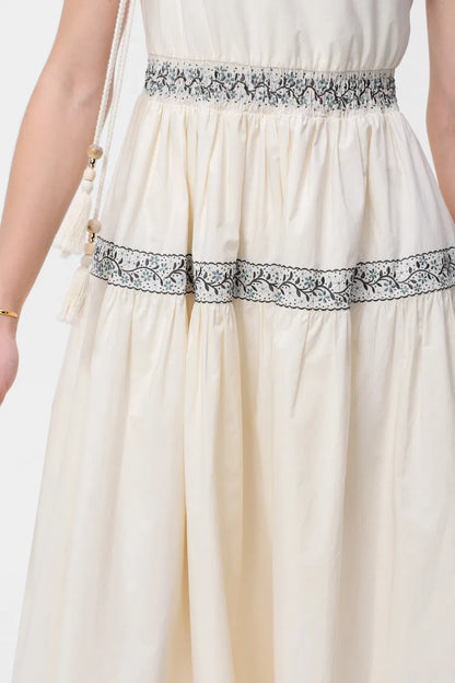 Althea One-Shoulder Embroidered Dress