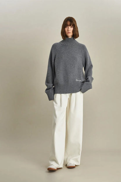 Keth Turtleneck Sweater in Merino-Cashmere Knit