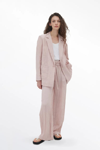 Millie Light Blazer in Ultralight Crepe