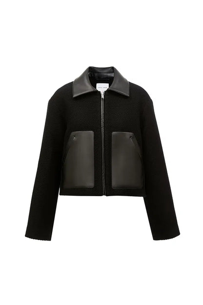 Garonne Short Jacket in Vegan Leather