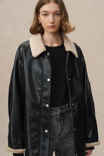 Courtney Jacket in Vegan Leather