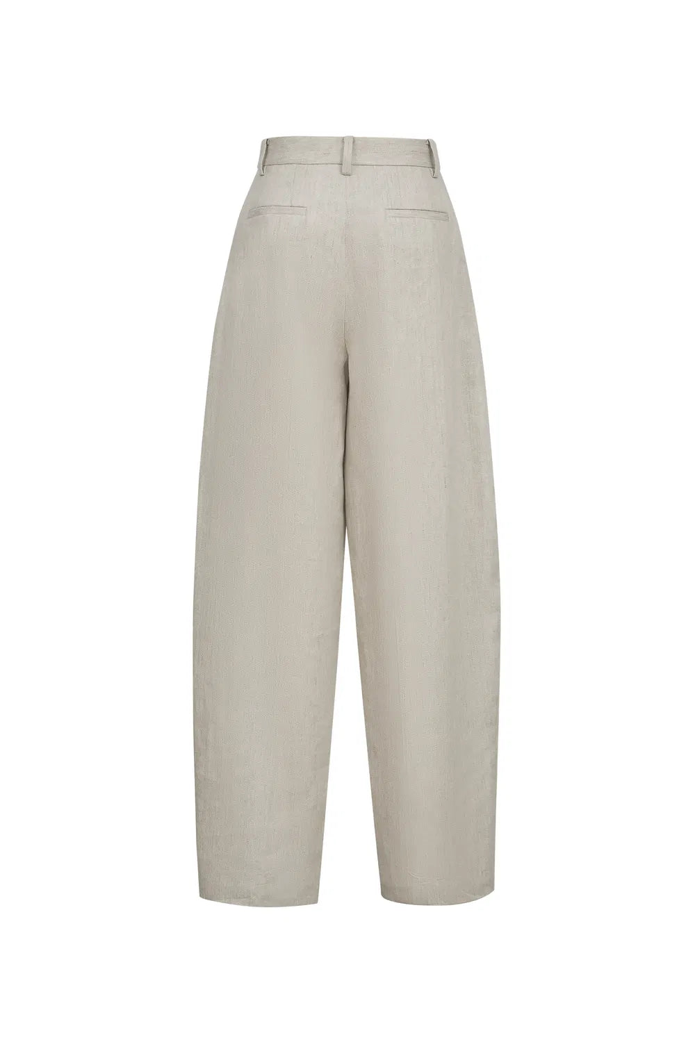 Giselle Pleated Suit Pants in Linen Cotton Blend