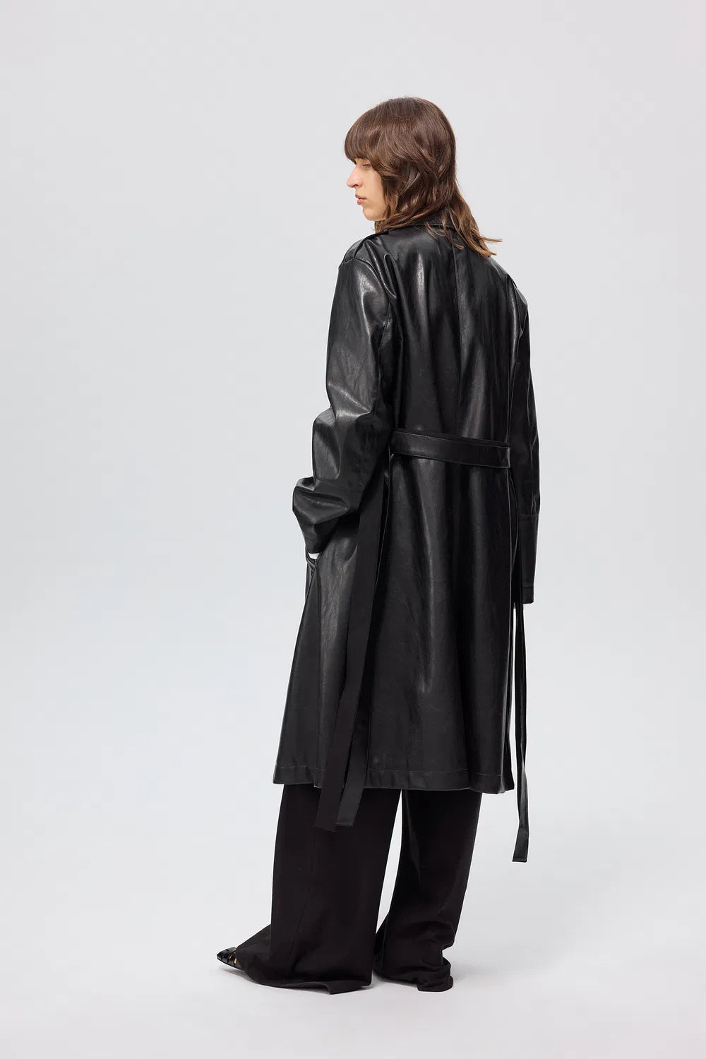 Excelsior Trench Coat in Vegan Leather