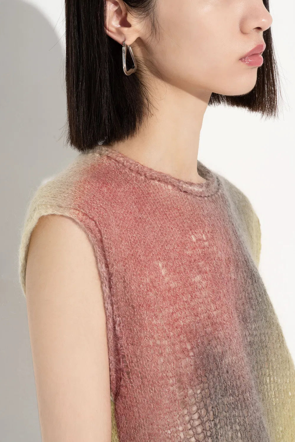 Brush Top in Mohair Wool Blend