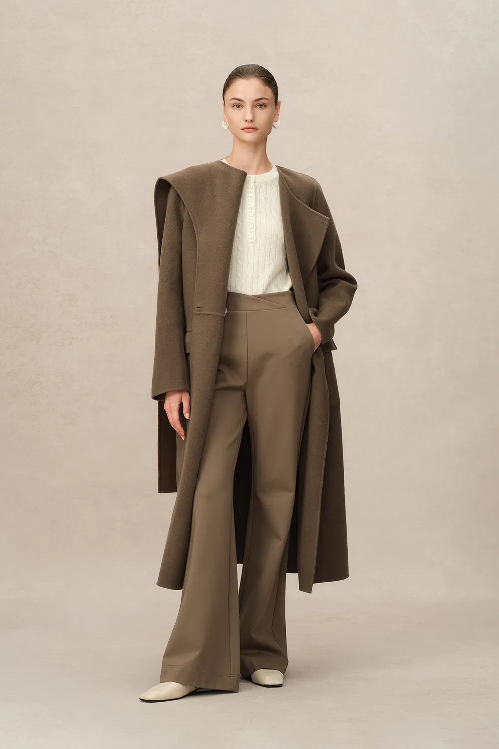 Zyma Oversized Coat in Merino Wool