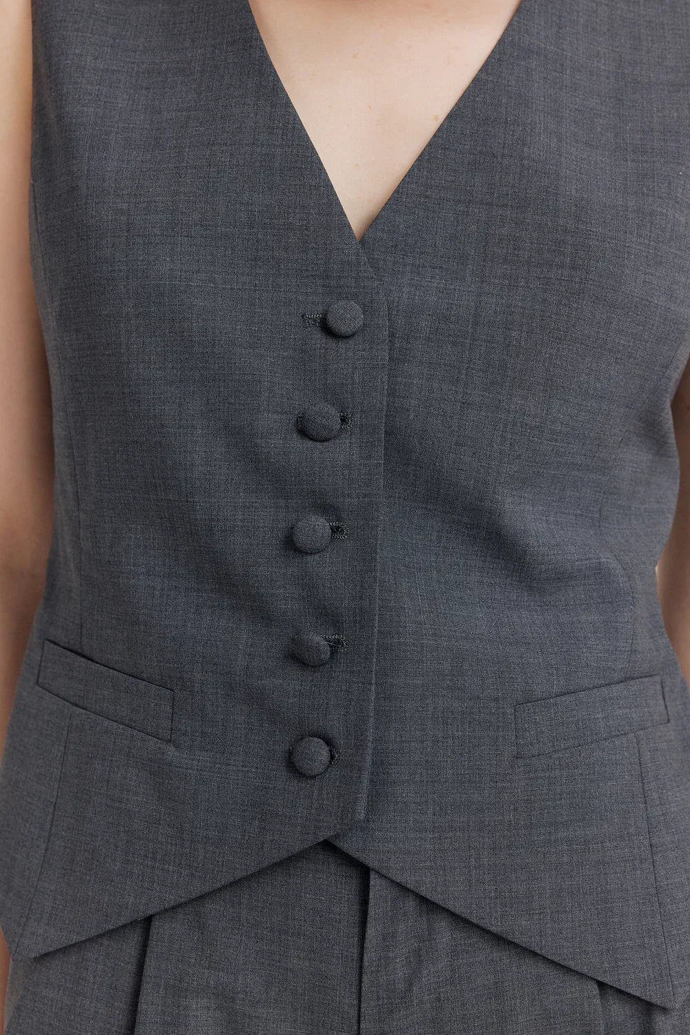 Axel Vest in Wool Blend