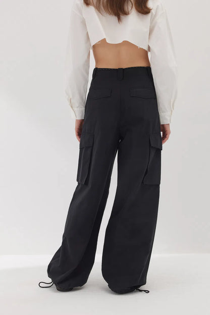 Heliotrope Cargo Pants in Cotton