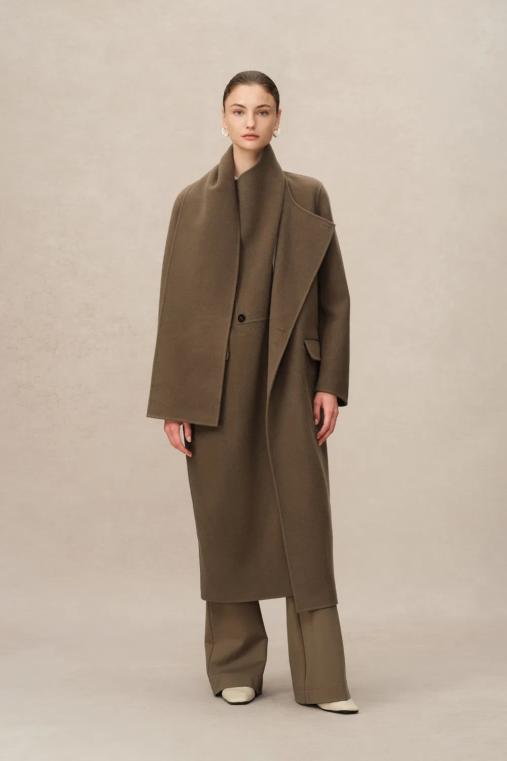 Zyma Oversized Coat in Merino Wool