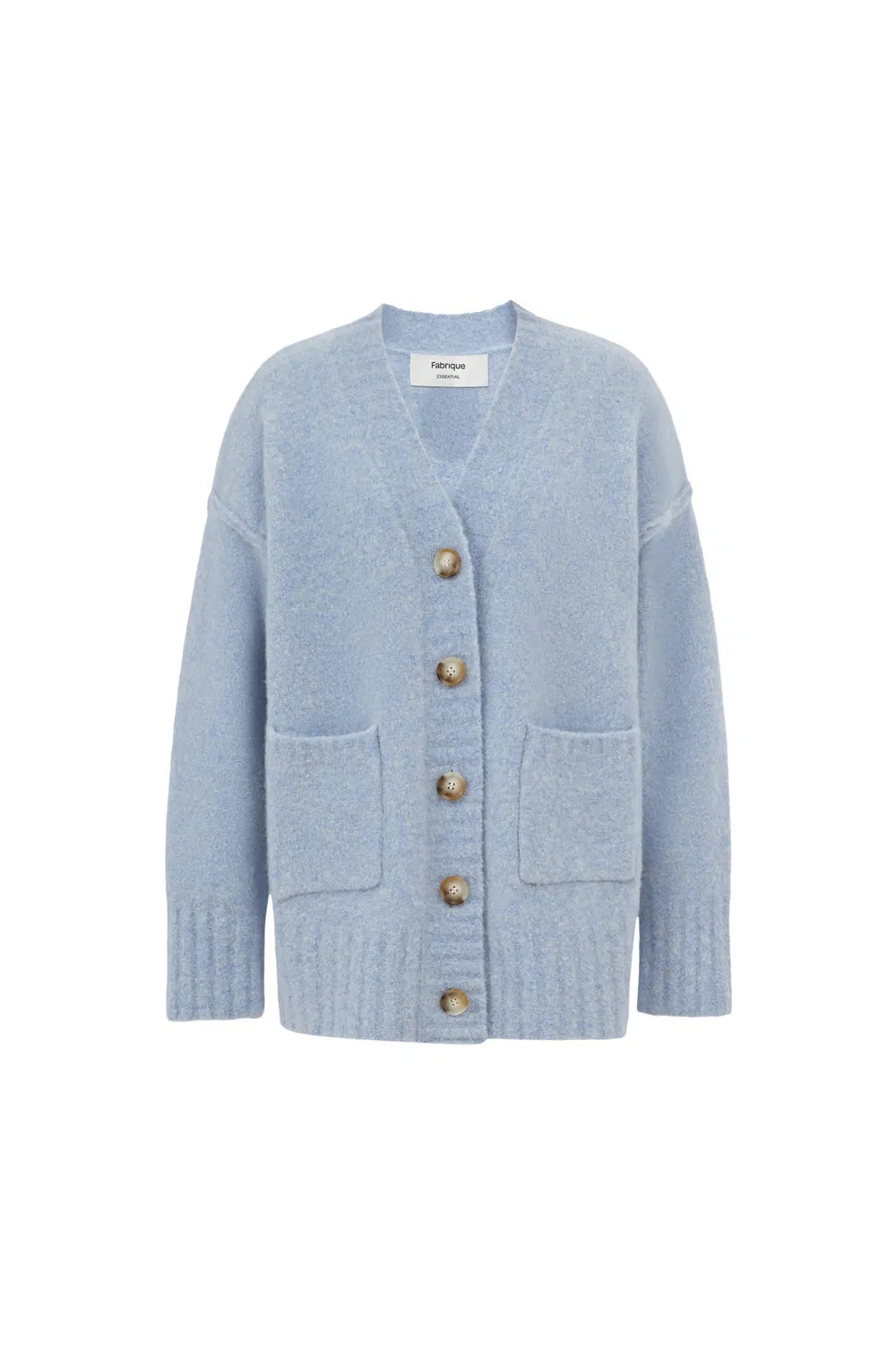 Hiroko Oversized Knit Cardigan in Wool Bouclé