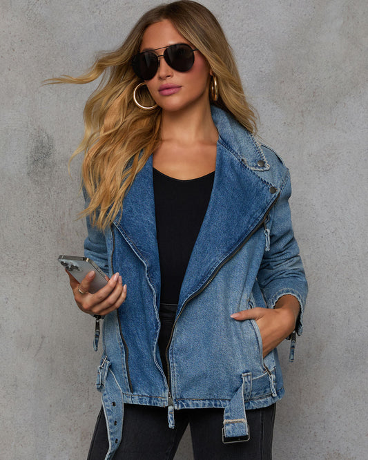 All Set Rahat Kesim Denim Ceket