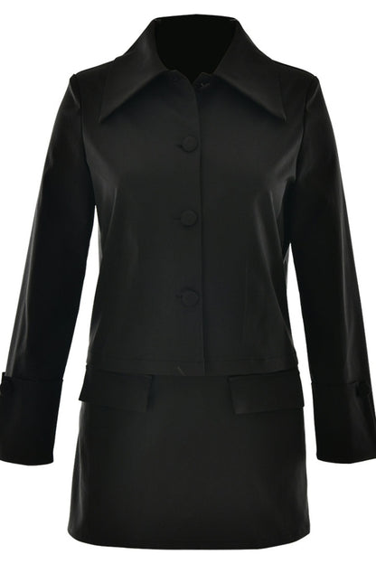 Patricia Oversize Yaka Ceket Takım