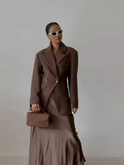 Alevna™ Modaya Uygun Cepli Blazer